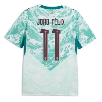 Camiseta Portugal Joao Felix #11 Segunda Equipación Replica Mundial 2026 mangas cortas